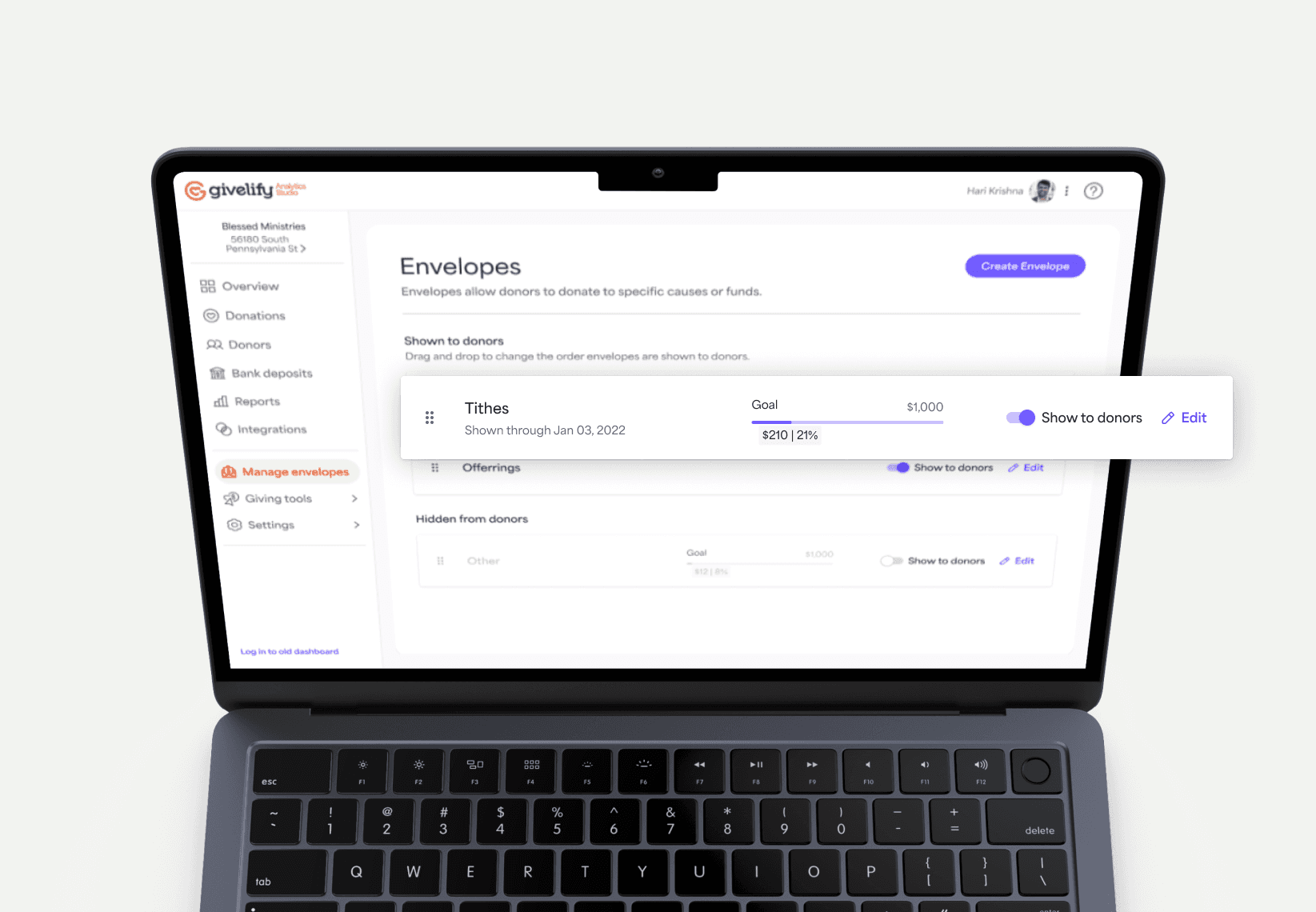 Givelify Analytics Studio Fund Management