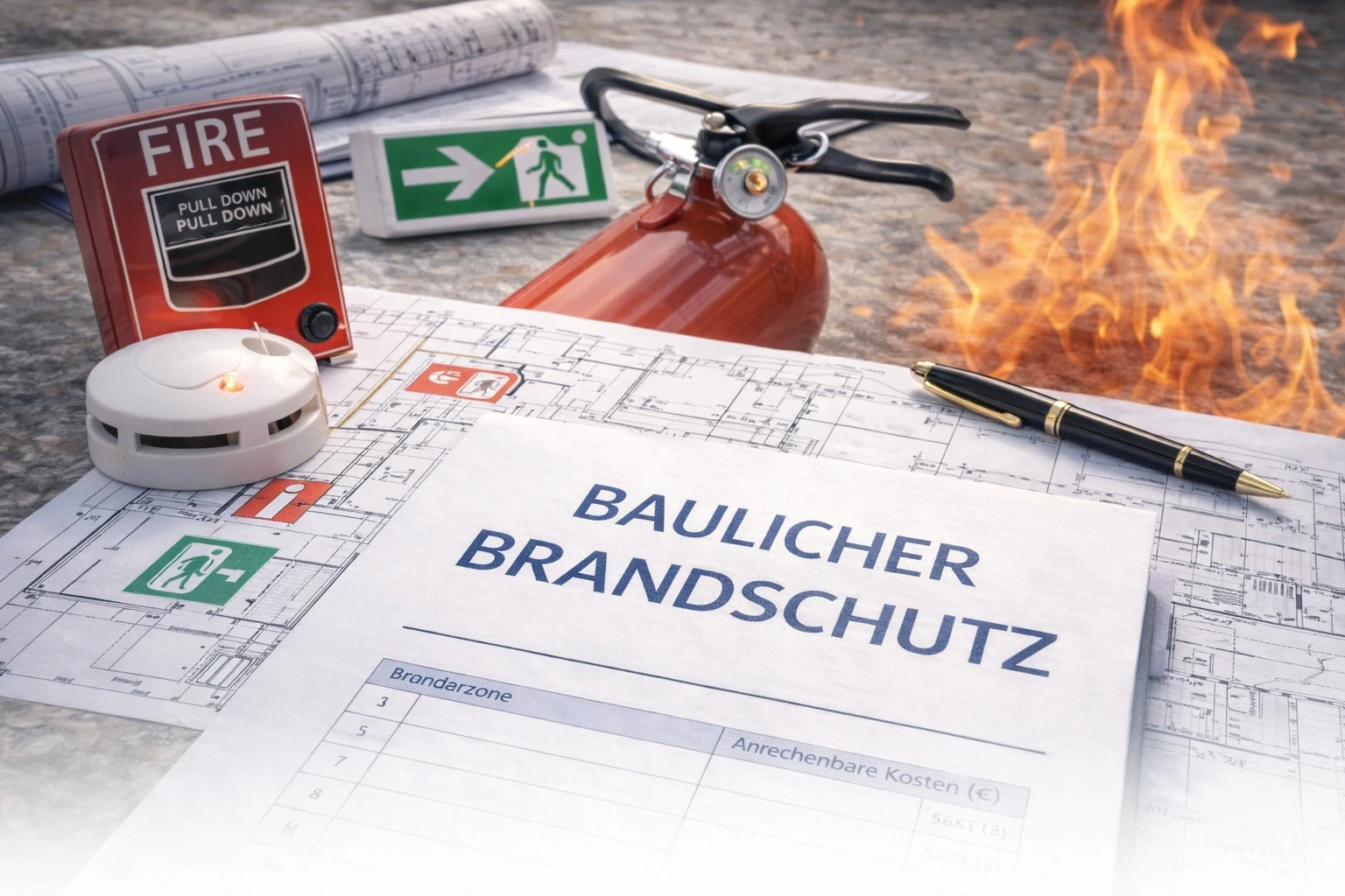 Baulicher Brandschutz