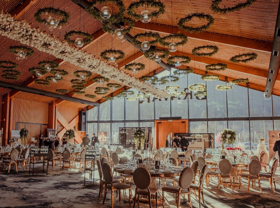 A wedding reception