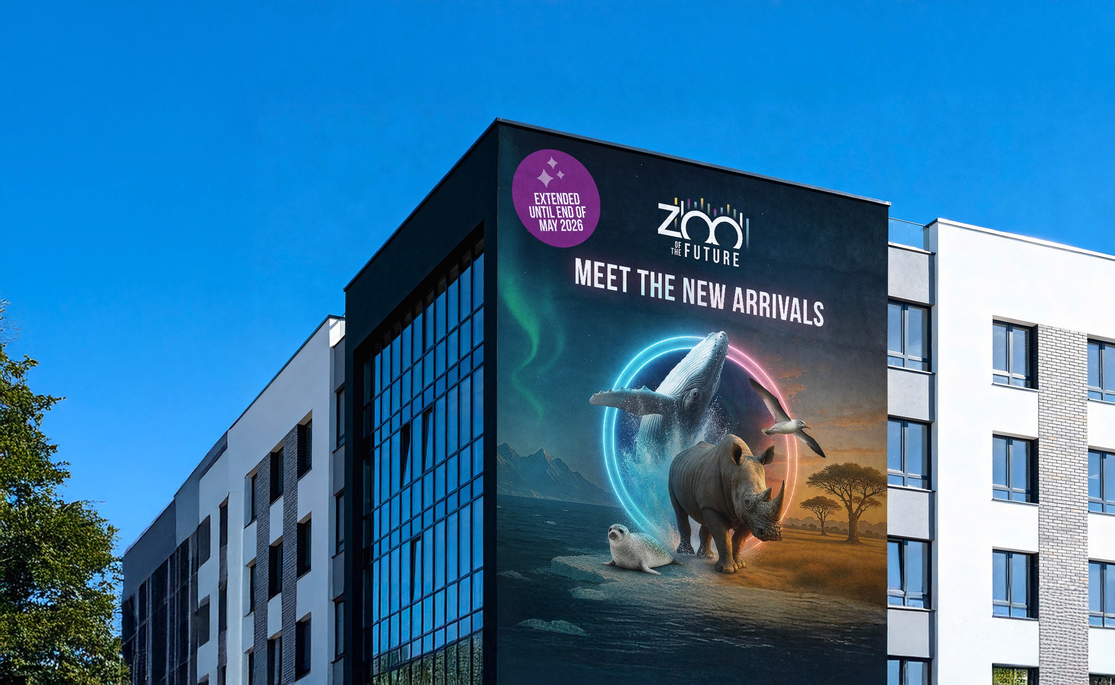 Campaign visual for GAIA's Zoo of The Future