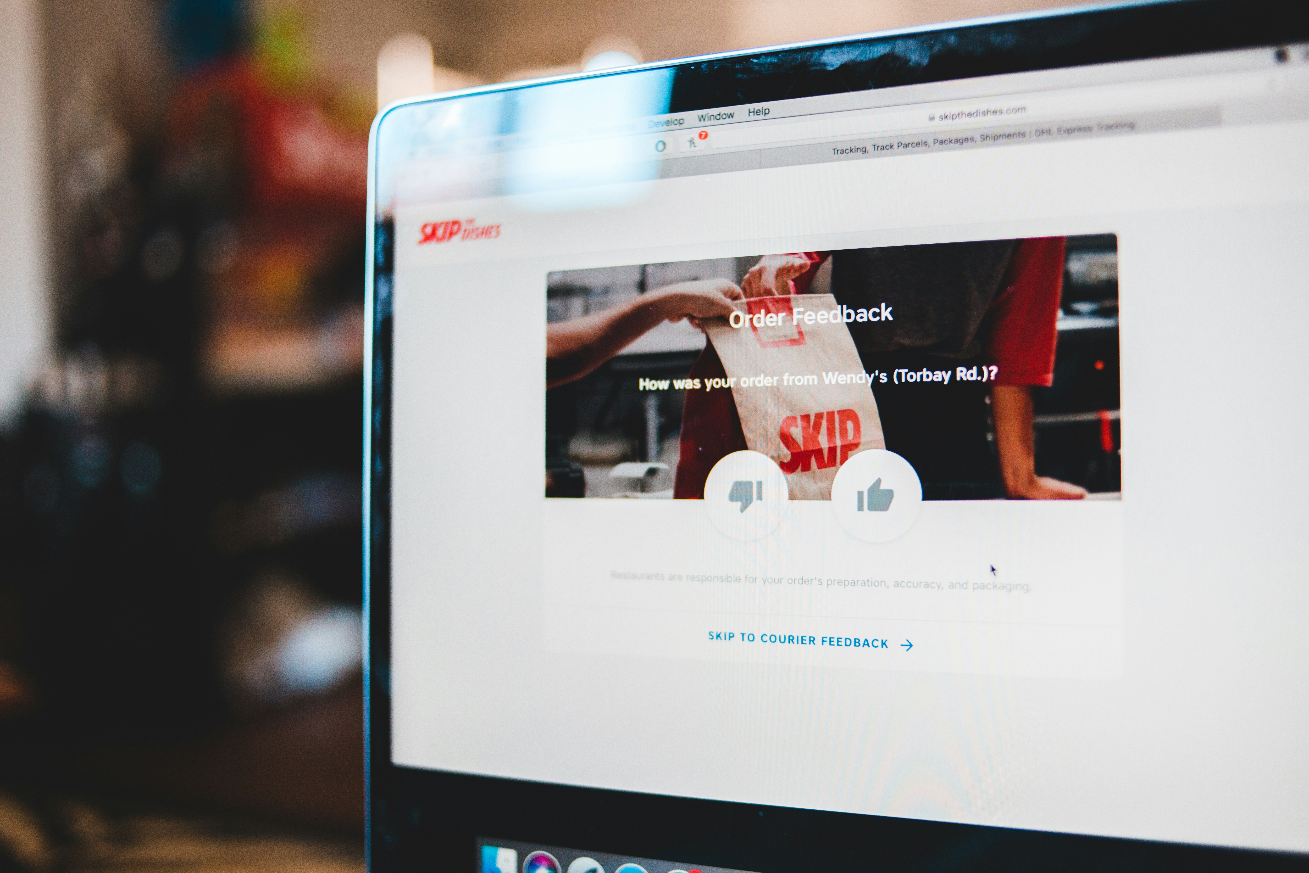 black flat screen computer monitor