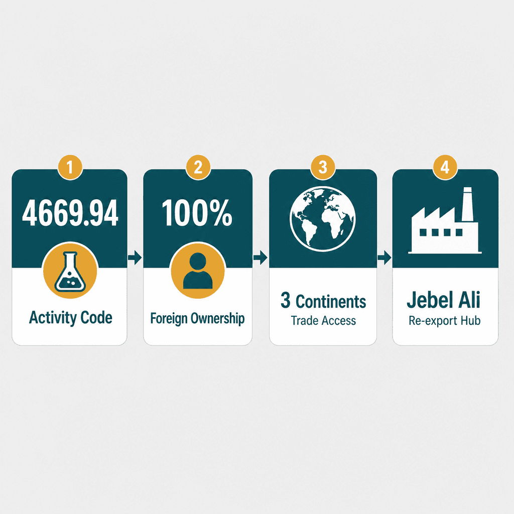 Infographic: Start a Laboratories Chemicals Trading Business in Dubai