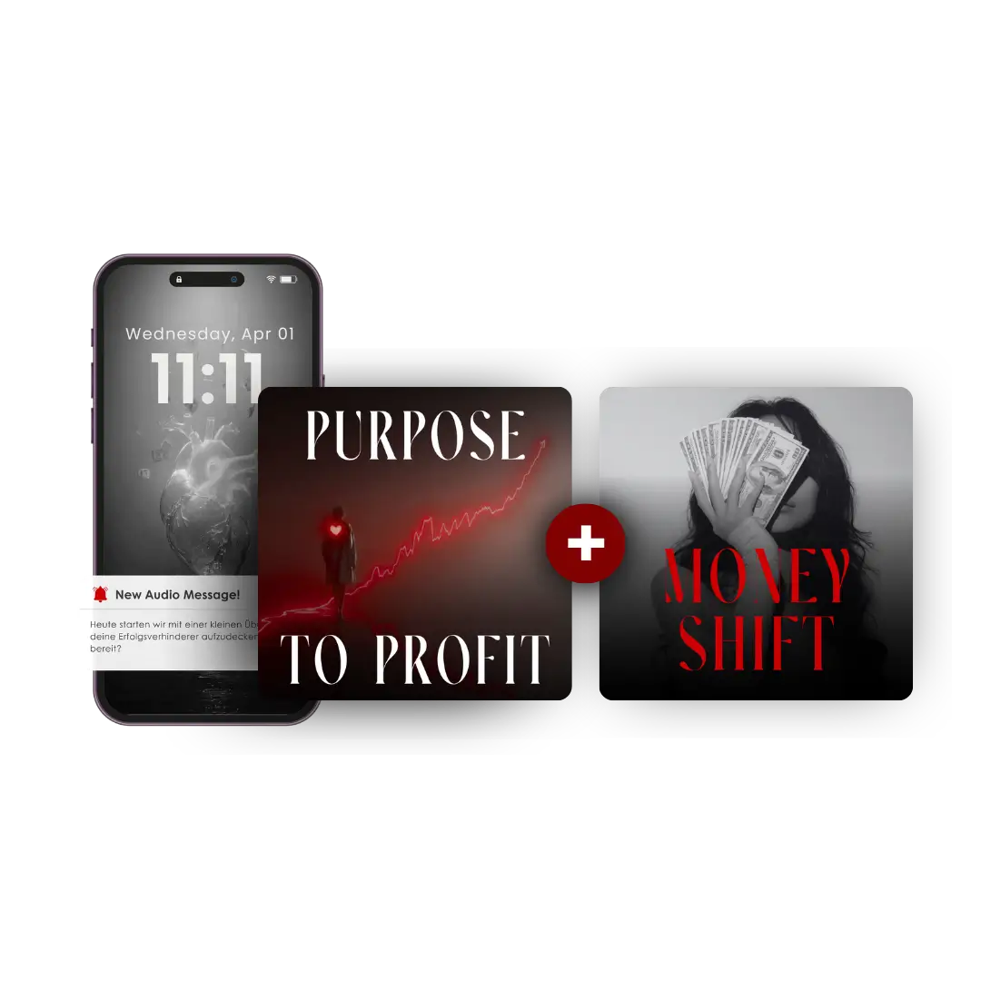 Produkt Mockup aus Laptop und Materialien zum Codes of Business & Sucess Workshop und dem Bundle mit der Analyse, dargestellt an einem weiteren Mock-Up aus Beispielseiten aus der Auswertung