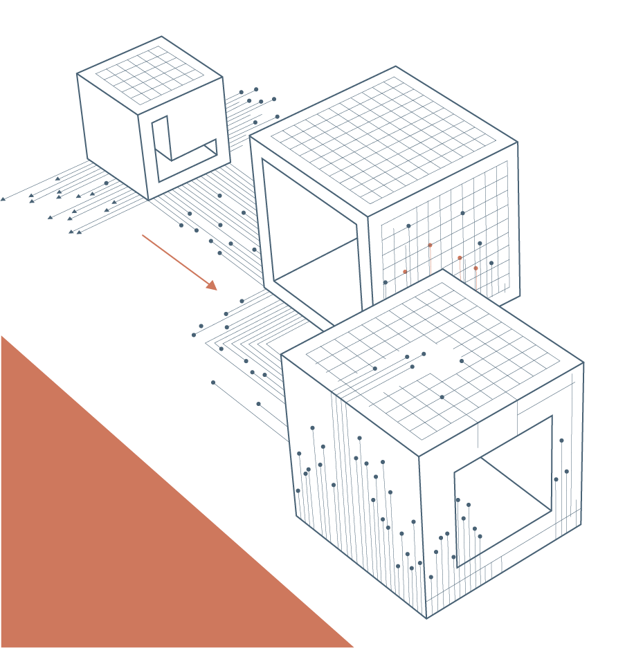 Illustration representing blockchain engineering