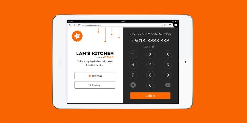 一张 Mulah Rewards 在 iPad 上的照片