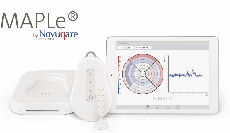 Maple Myofeedback waarmee bekkenbodemtherapeuten werken in Alkmaar bij bekkenfysiotherapie072