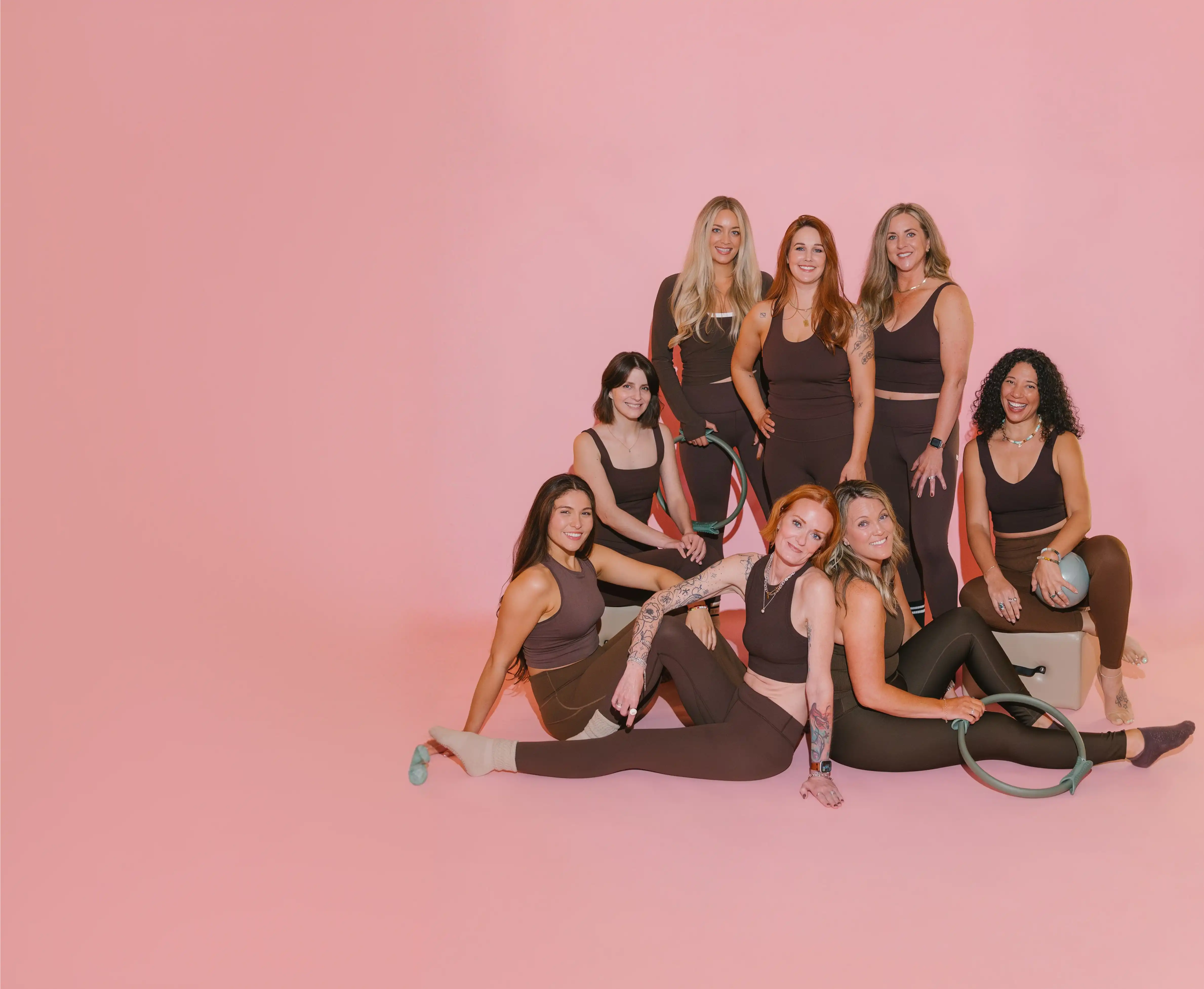 Nest Pilates team in the studio