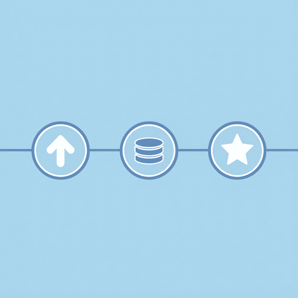 Timeline showing three connected phases of continuous growth and skill building in preschool learning