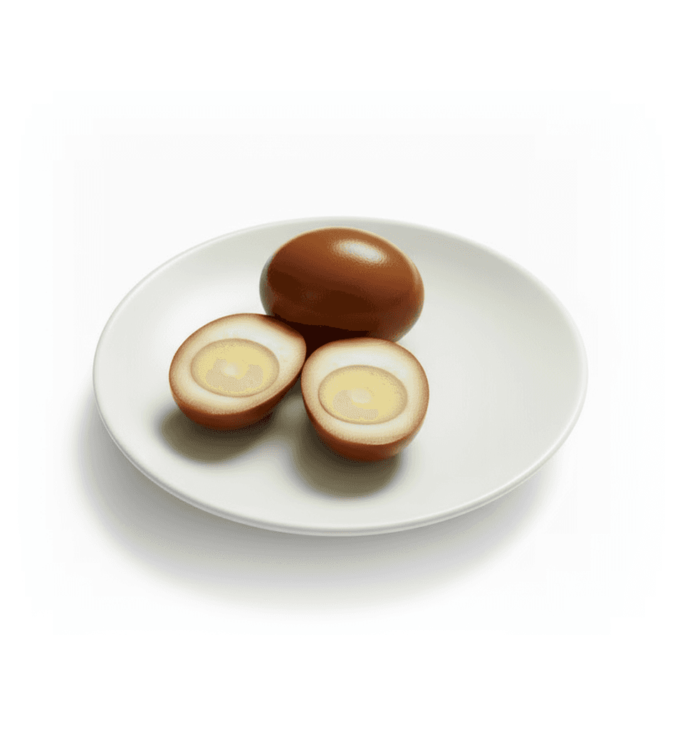 Salt baked braised egg for snacks