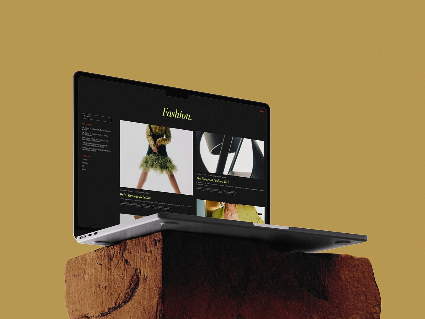 Pulse Editorial Magazine Visual Identity and Website - Responsive Web Design