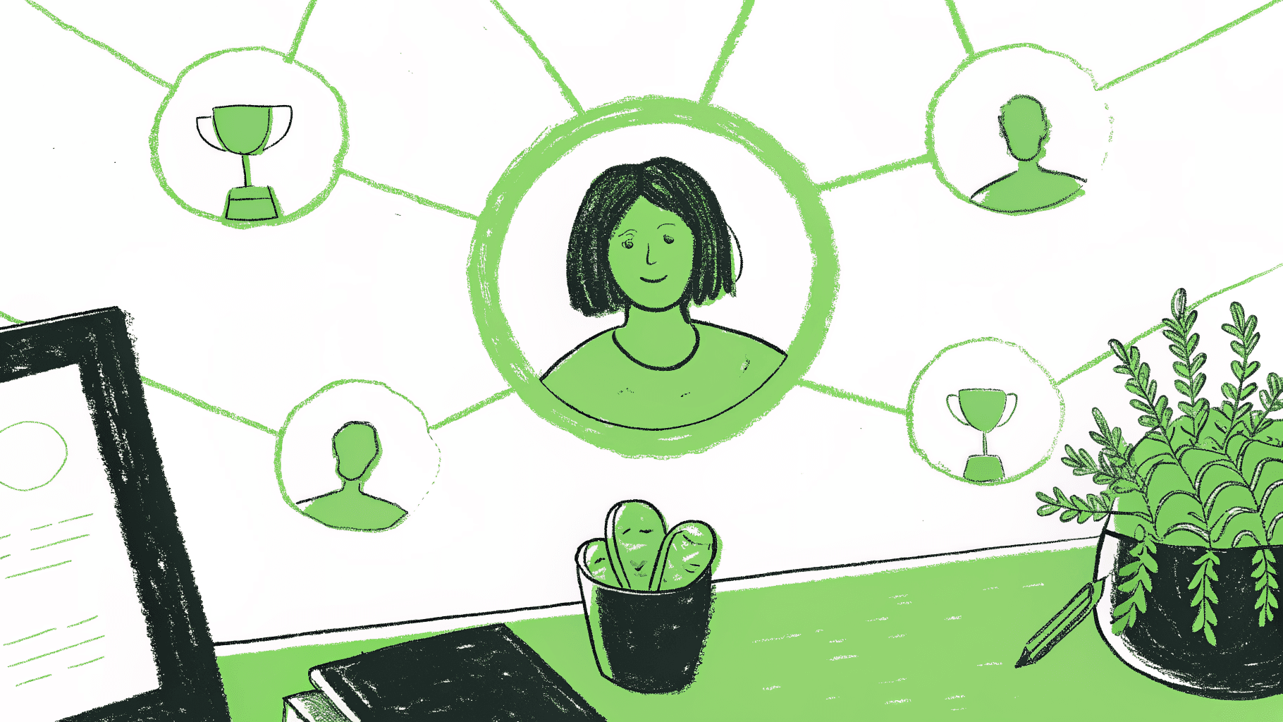 Student profile hub with four admissions levers orbiting beyond a single SAT score tile