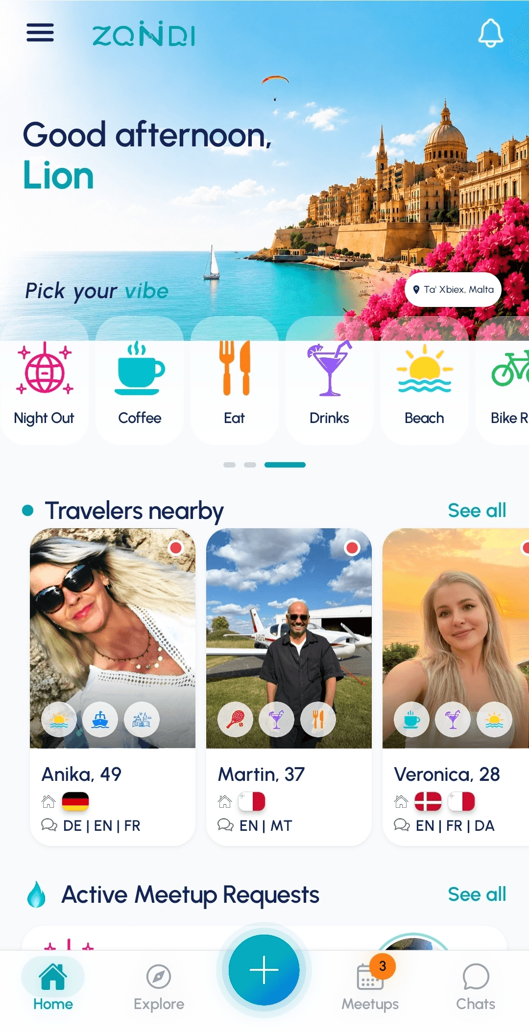 Start Screen Malta