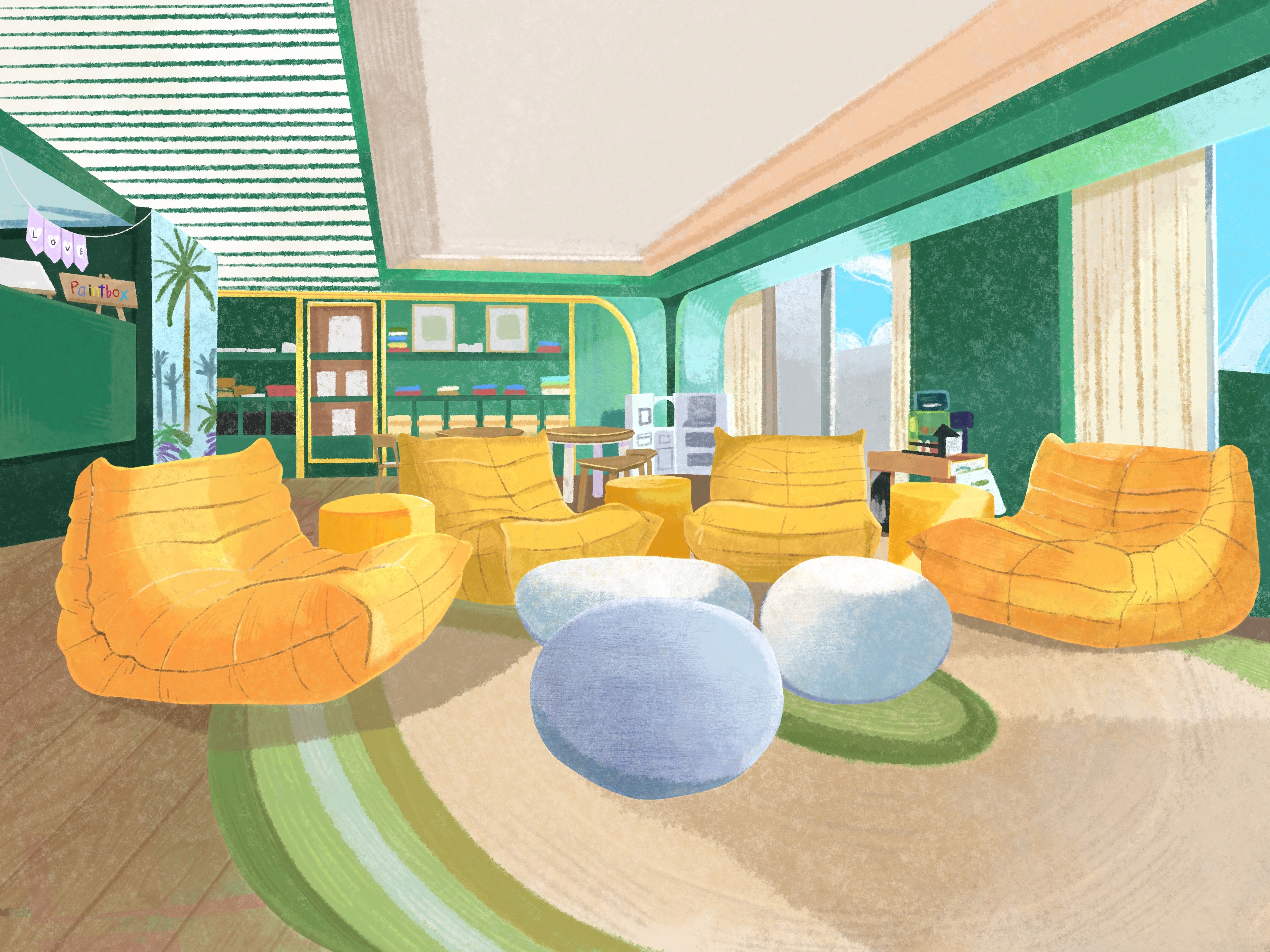 A smiling woman with her arms crossed, standing against a dark green background. She has long, dark hair.