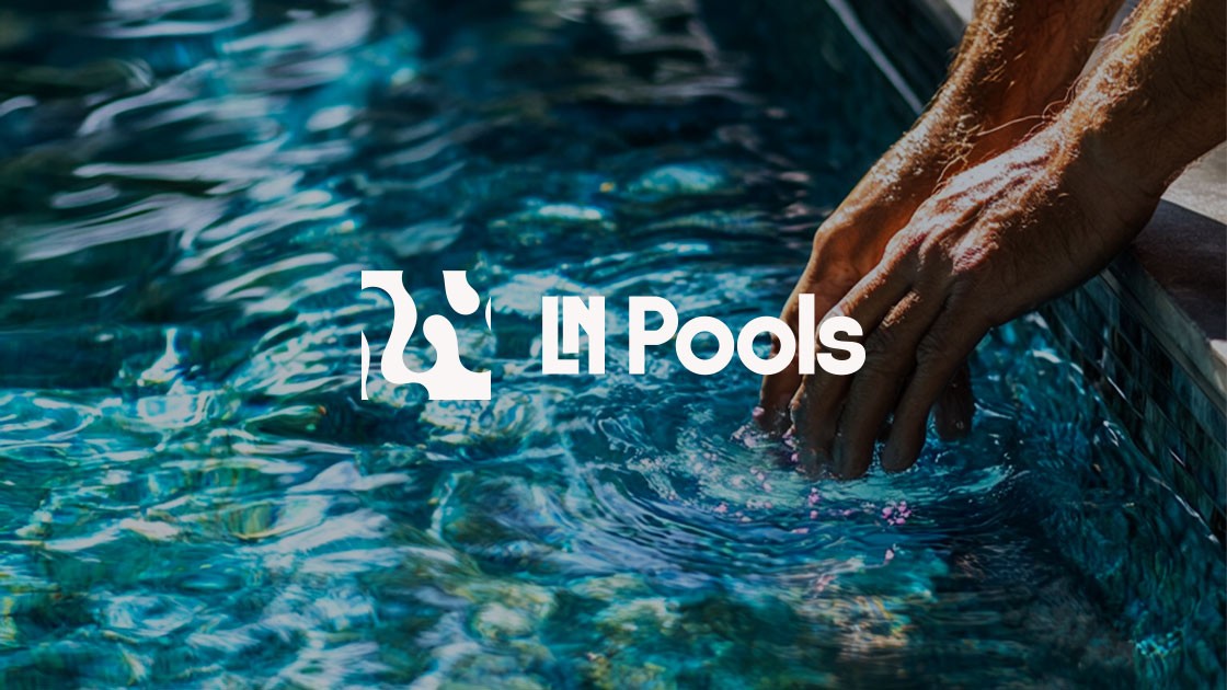 Studio Odeia - Projet LN POOLS, réalisation de l'identité visuelle.