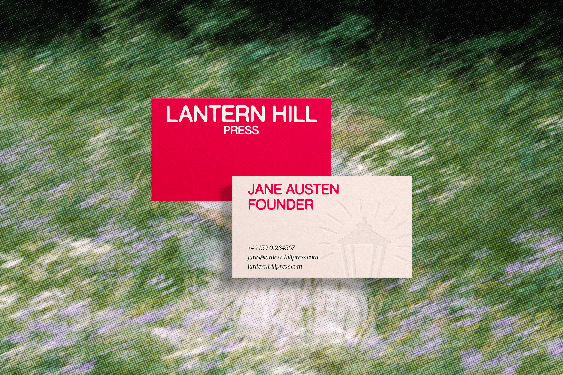 lantern hill press business cards