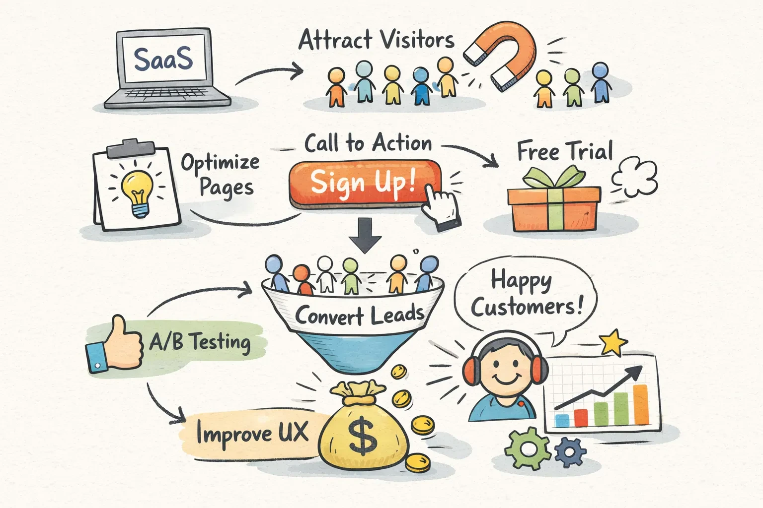 12 CRO Tactics That Convert SaaS Visitors to Customers
