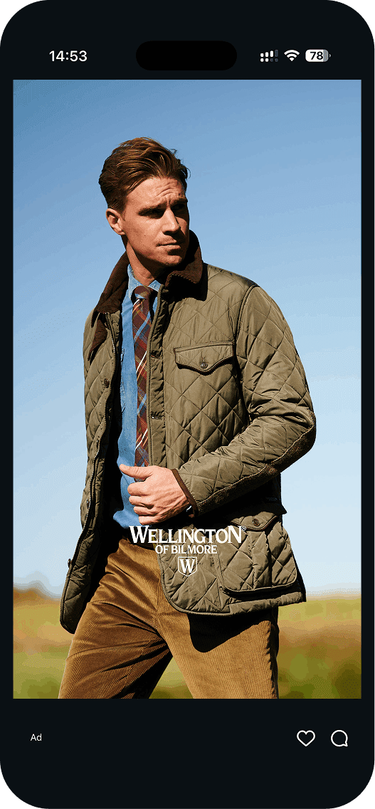 Fashion campaign featuring the text "OH APRIL"