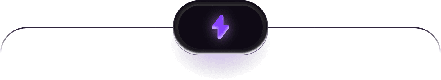 Topbar logo with glow effect bar