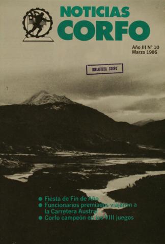 CORFO, Noticias CORFO (marzo), 1986