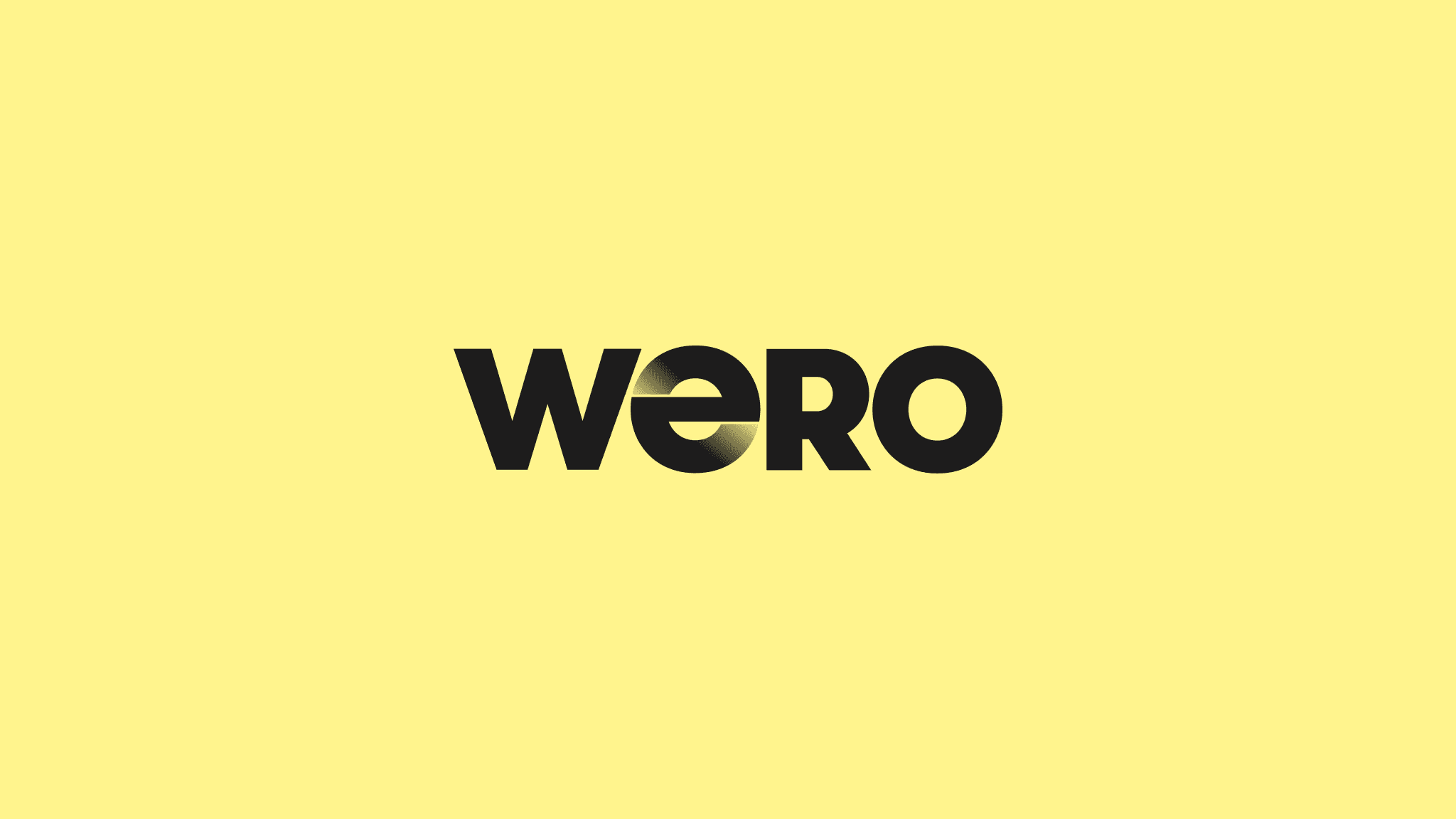 blog image with Wero logon on yellow background