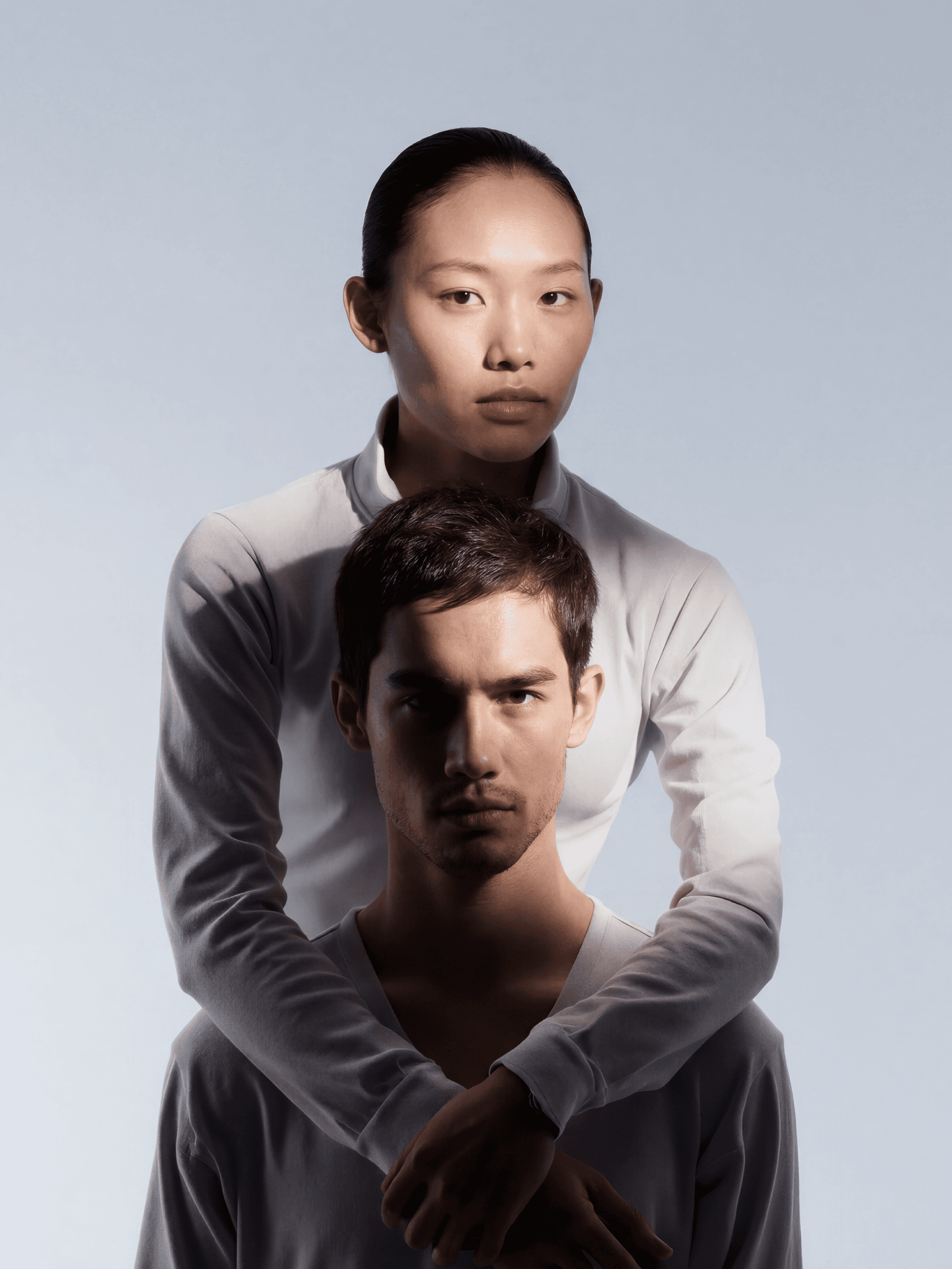 AI-engineered lifestyle imagery for Withings, focusing on a couple in a high-fidelity, domestic setting.