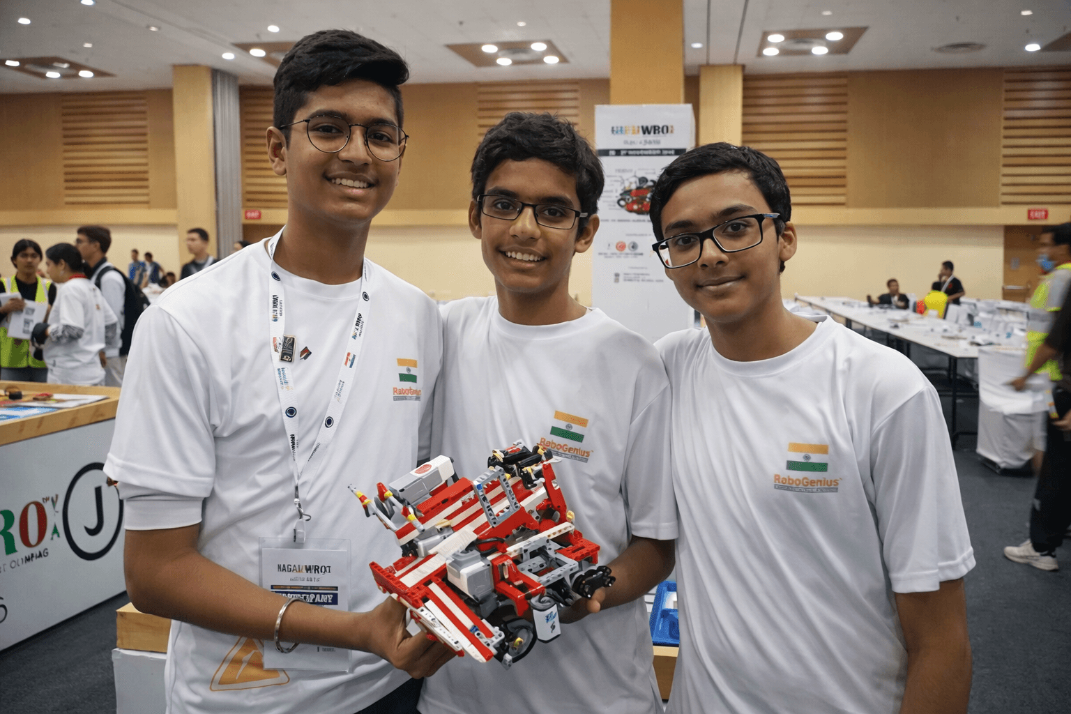 A kid practicing surfing