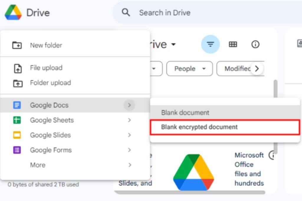 how to encrypt google drive files