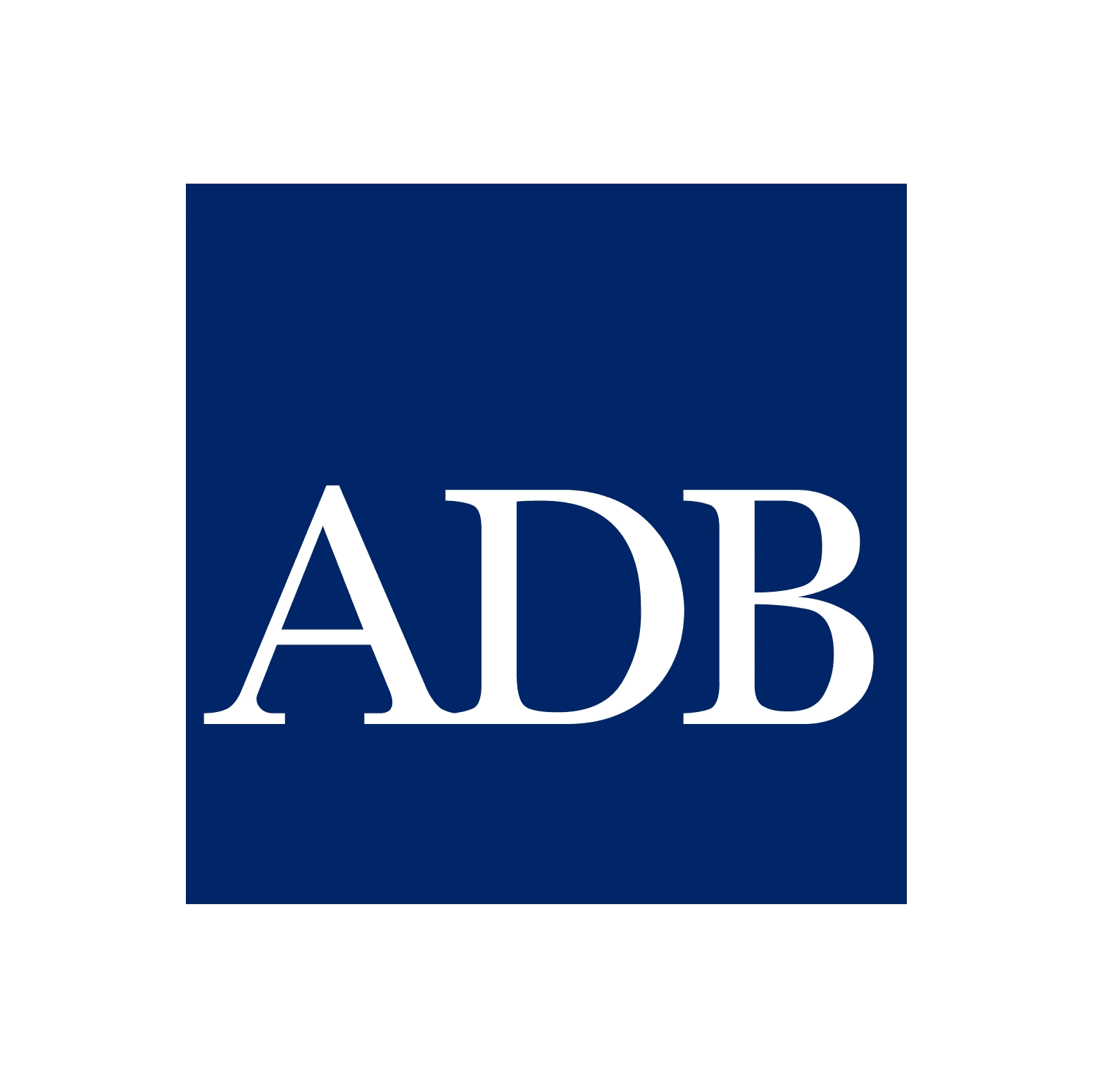 Asian Development Bank logo.