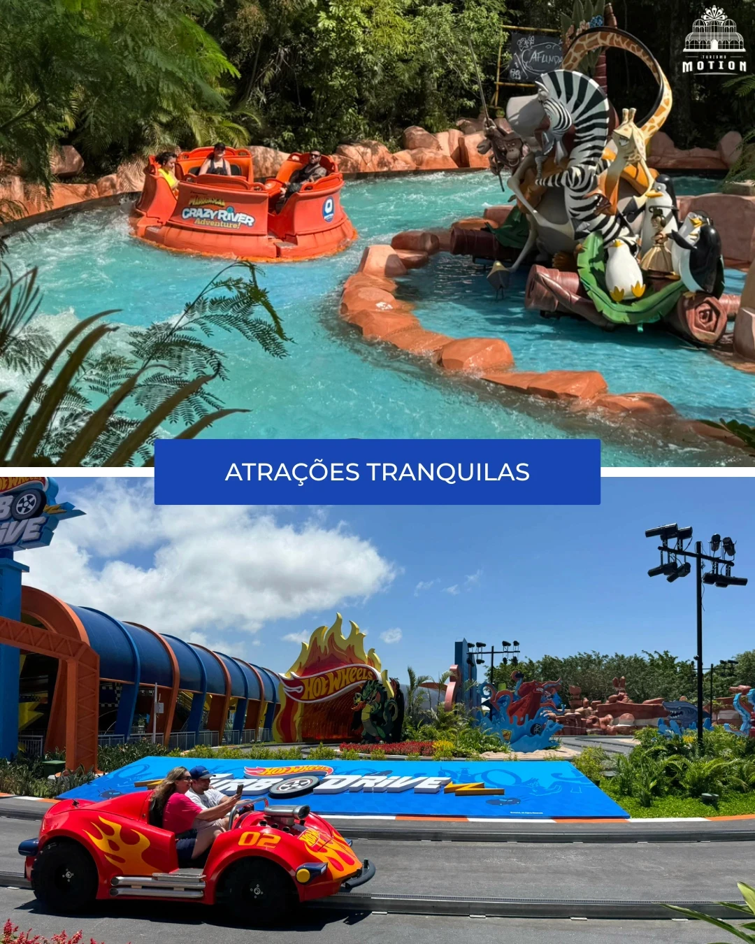 Atrações Tranquilas  - Motion Turismo