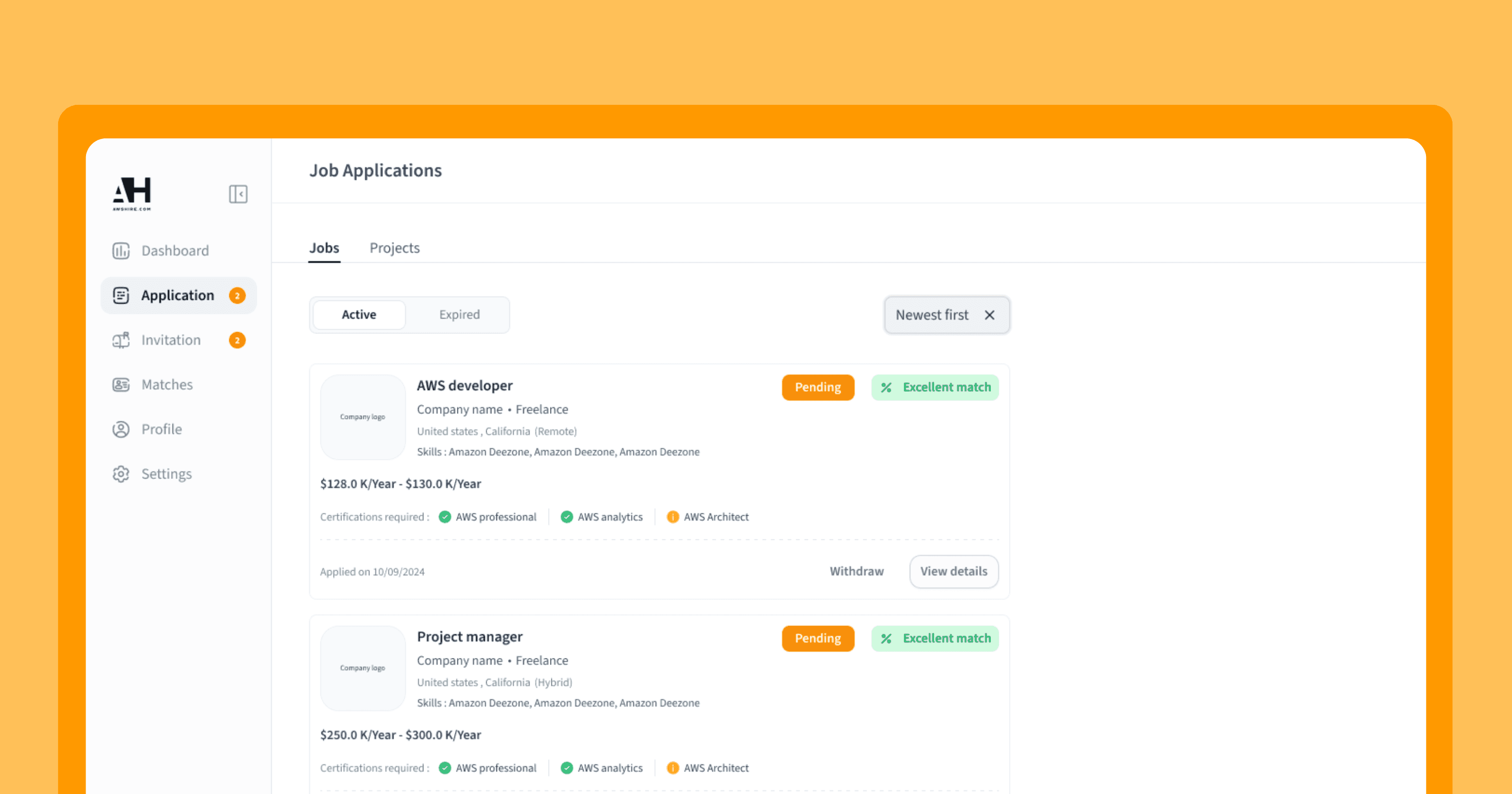 AWS case study screenshot