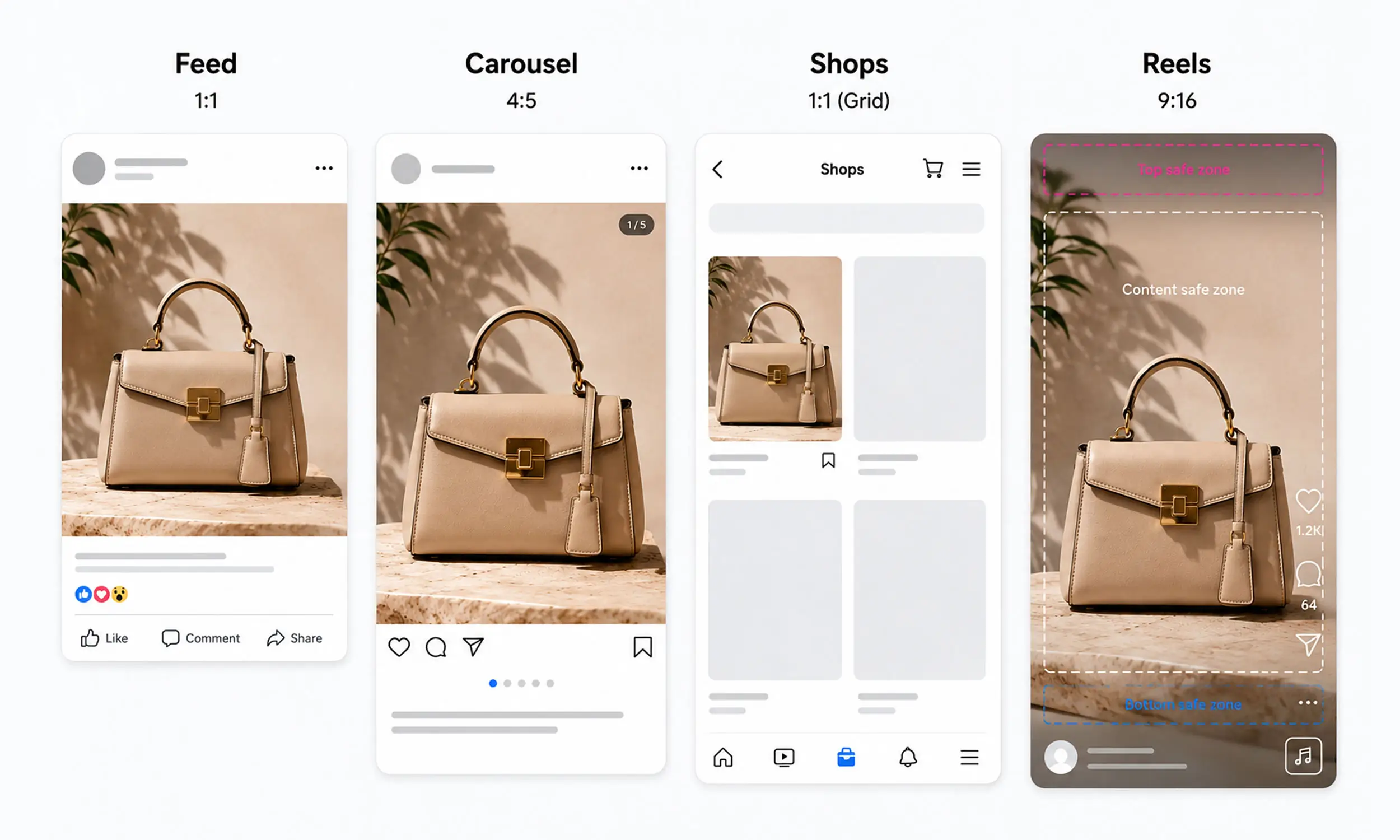 Sizes, ratios & rejection fixes