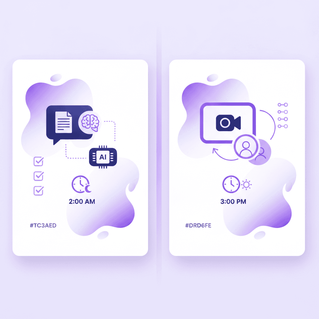 Comparing the availability of AI tutoring apps with scheduled human tutors
