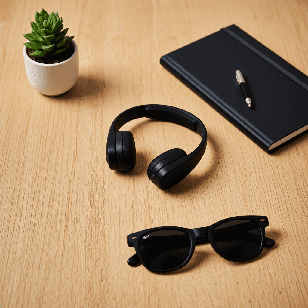 product photography of bone conduction sport headphones
