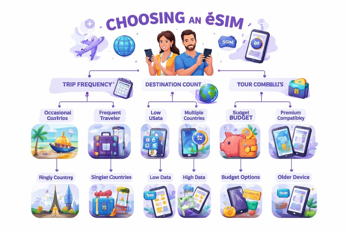 Travel connectivity decision factors