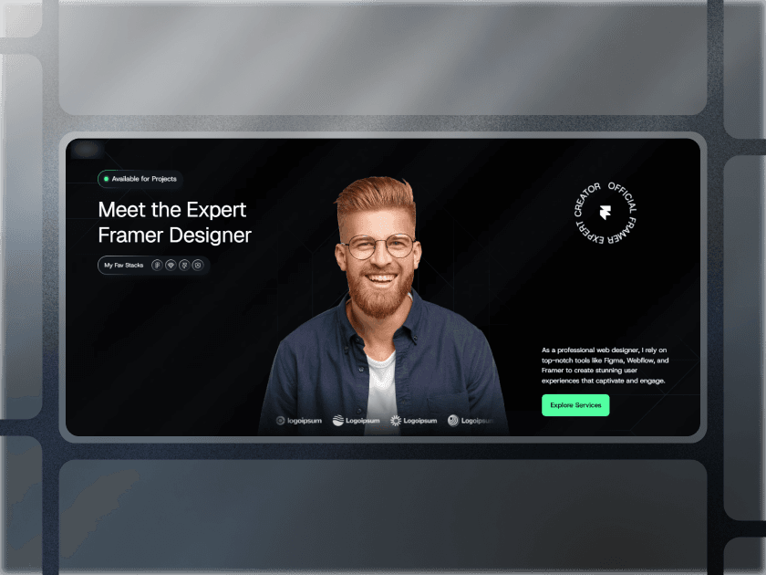 Framer Hero Section Component