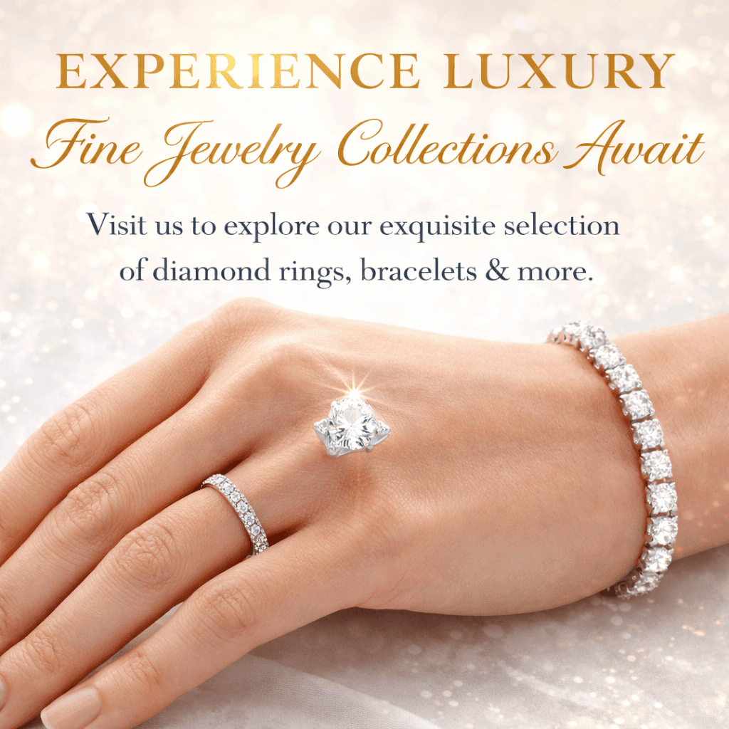 Immerse yourself in elegance at EDDM as doors reopen to unveil a stunning array of fine jewelry, featuring dazzling diamond rings and bracelets.