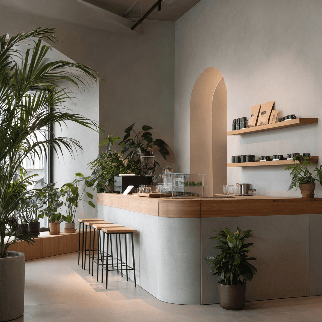 Image of Zen dining space