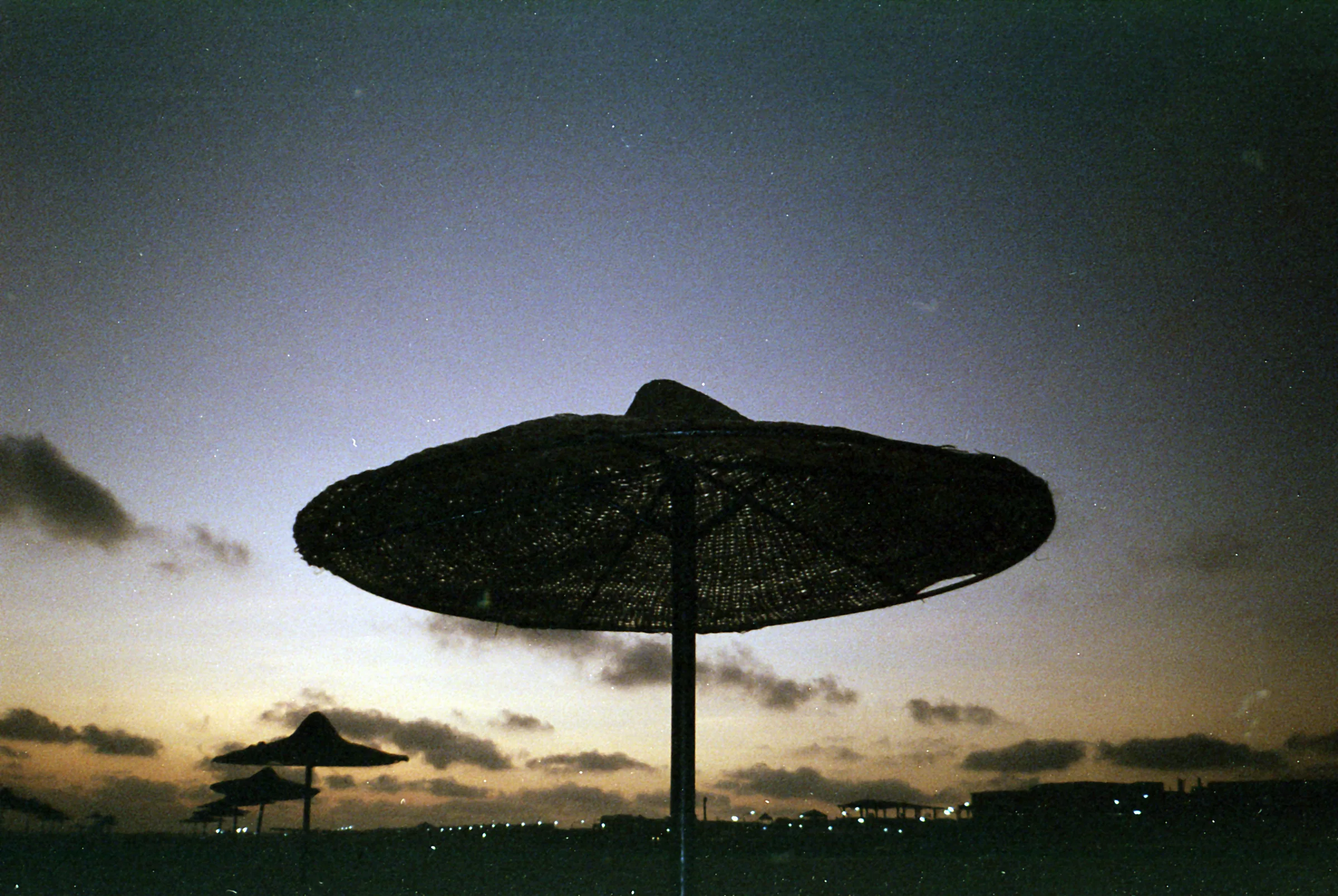 Parasol Against the Sunset