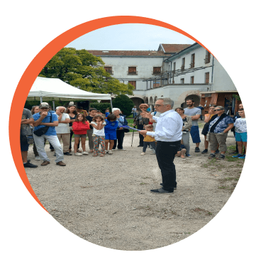 Speaker Presenting at Conference with Audience