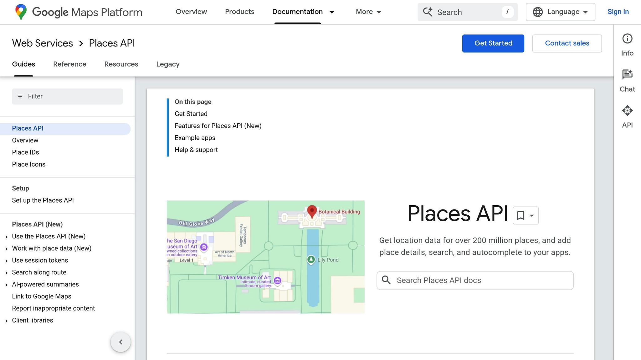 Google Places API
