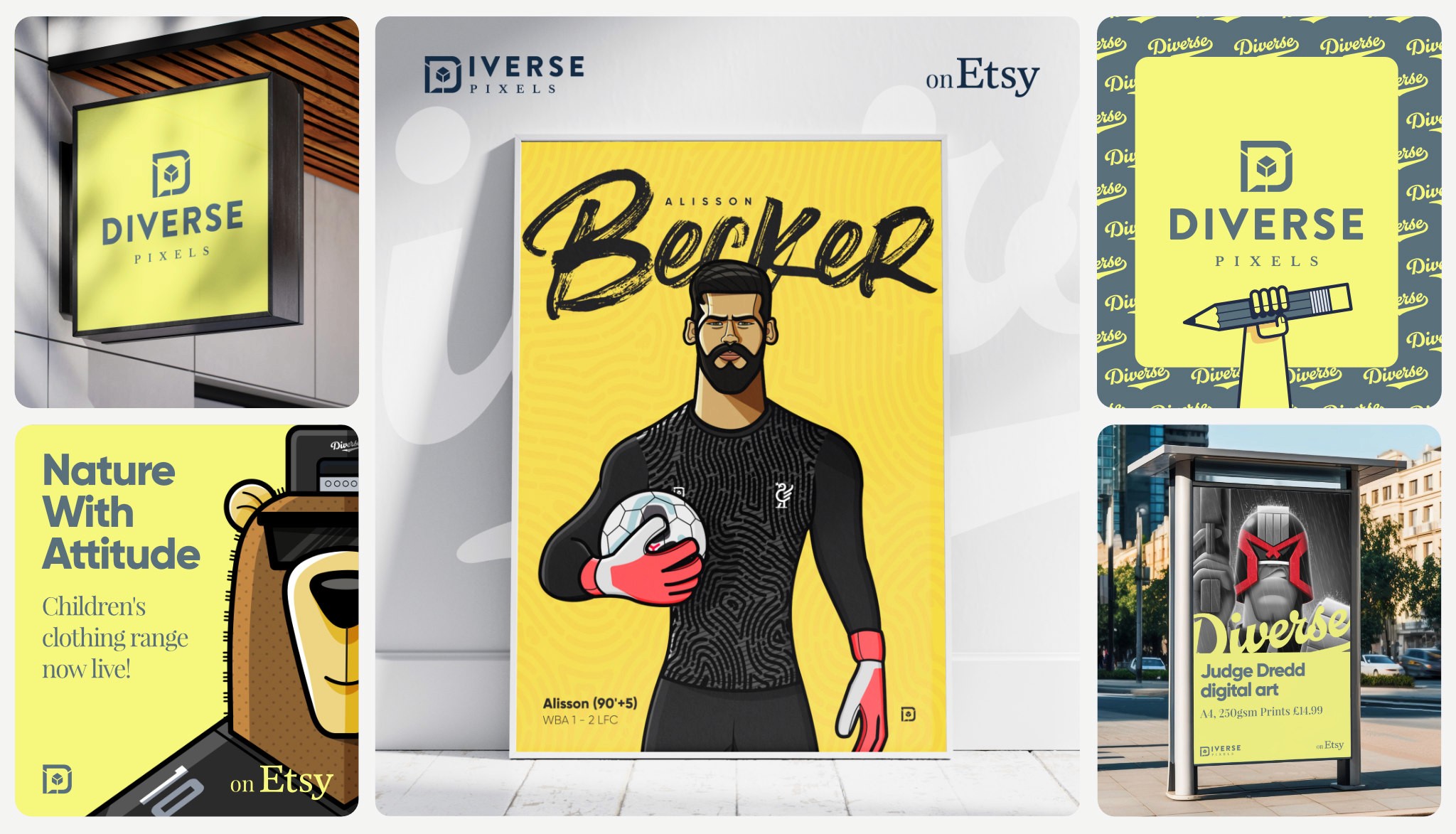 Diverse Pixels brand usage