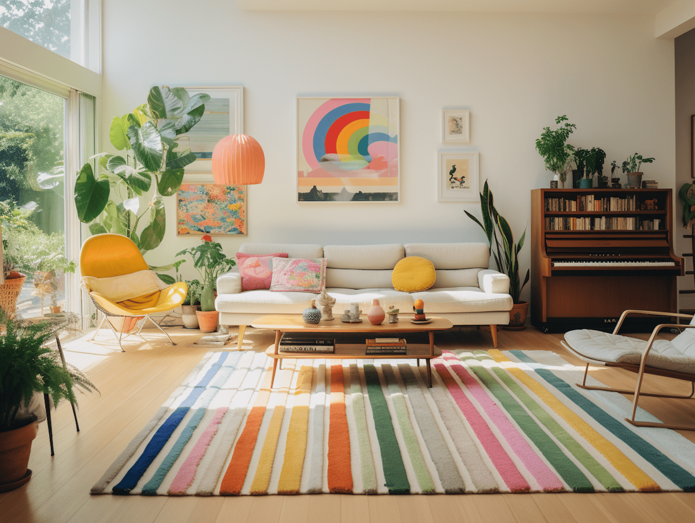 Living room as example of a real estate agency property
