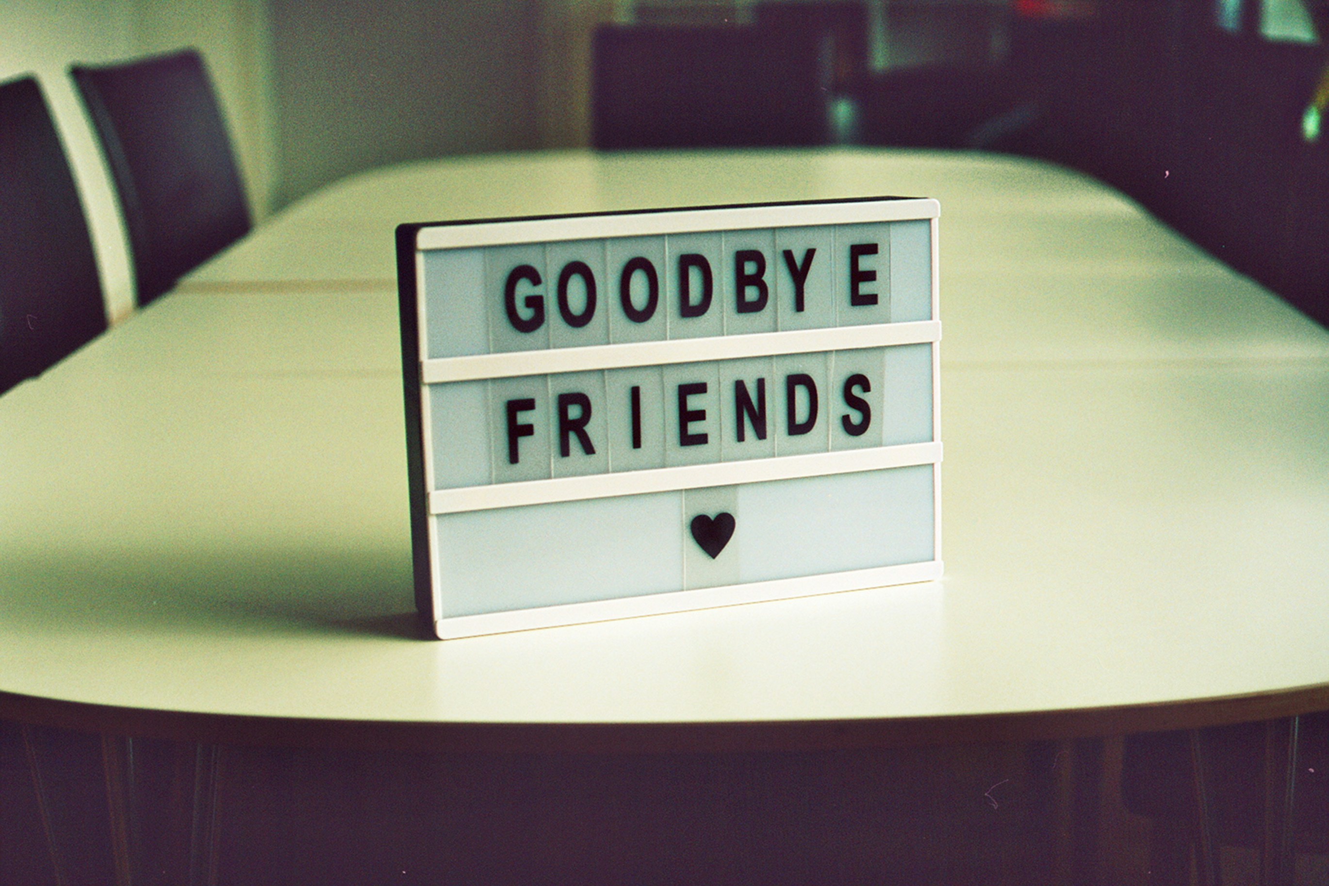 goodbye
