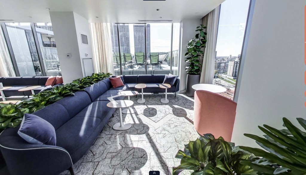 Co-working spaces at Catalyst Apartments West Loop Chicago