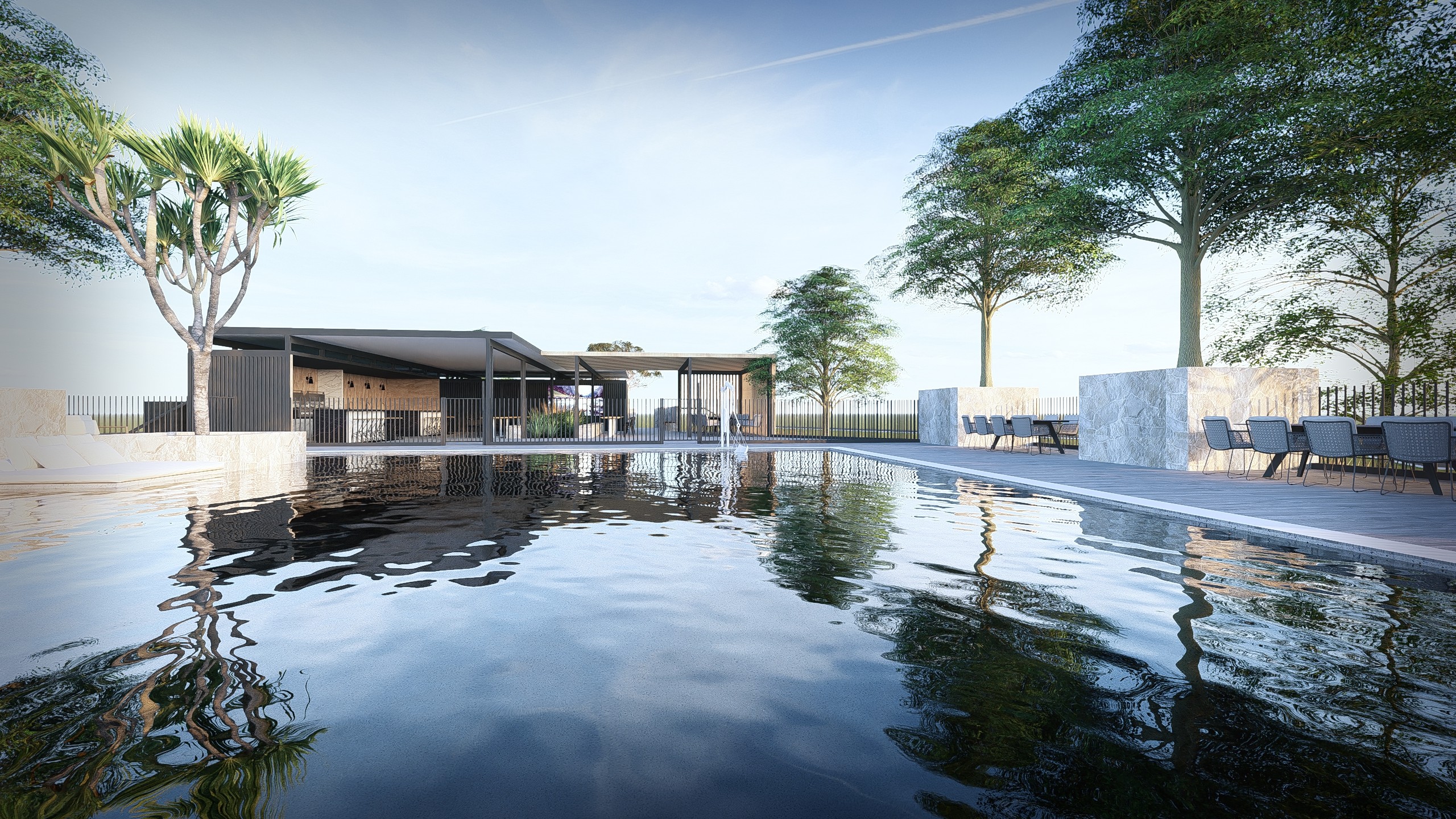 rivershore caravan park clark+granger