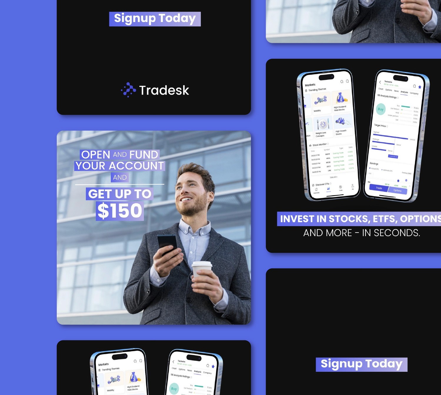 Users Carousel Tradesk