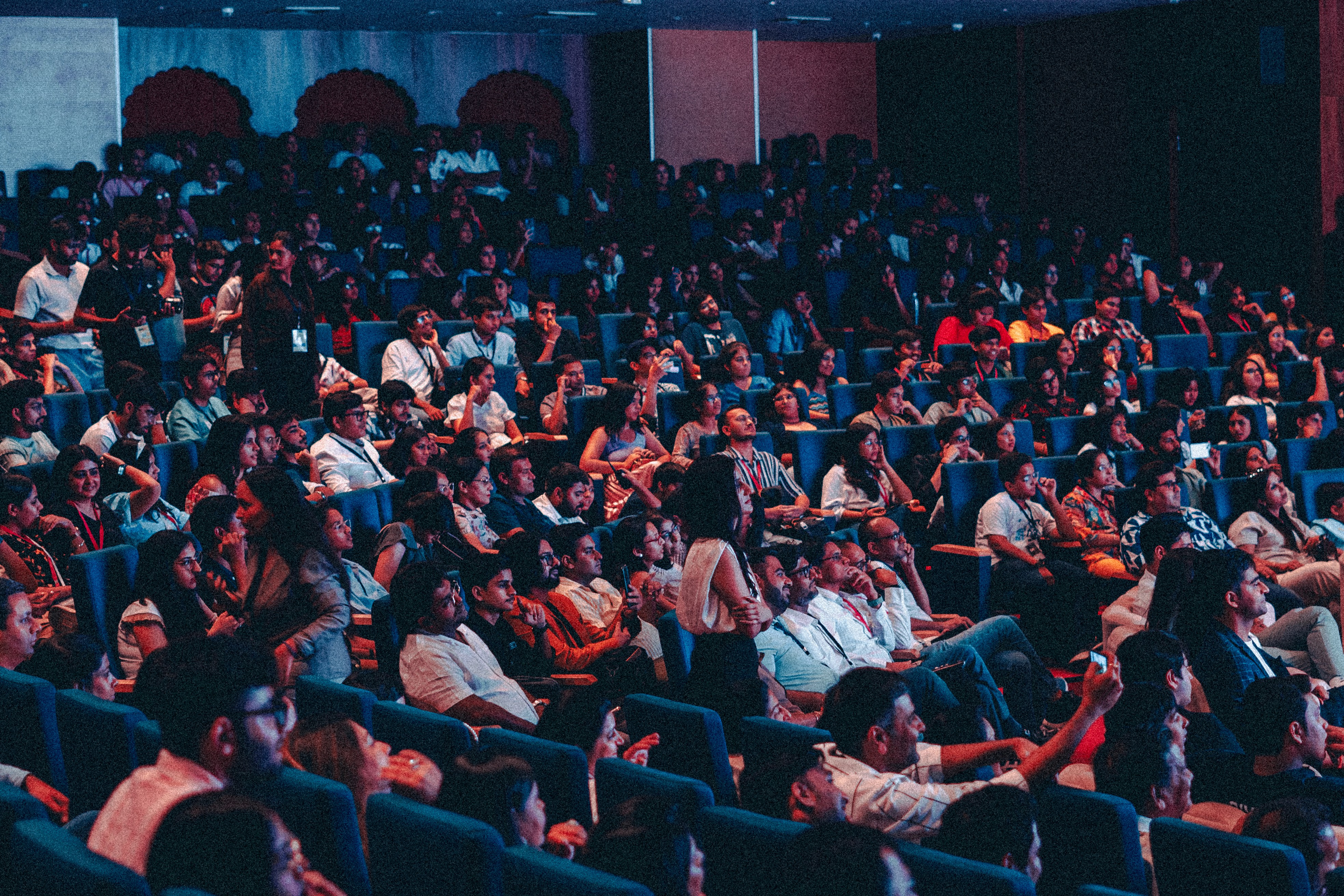 audience in a conference