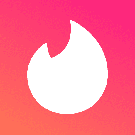 This is the logo of Tinder app.