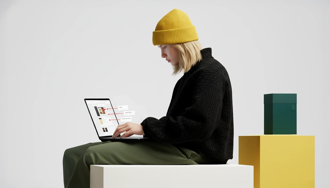élève découvrant le metier ux ui designer