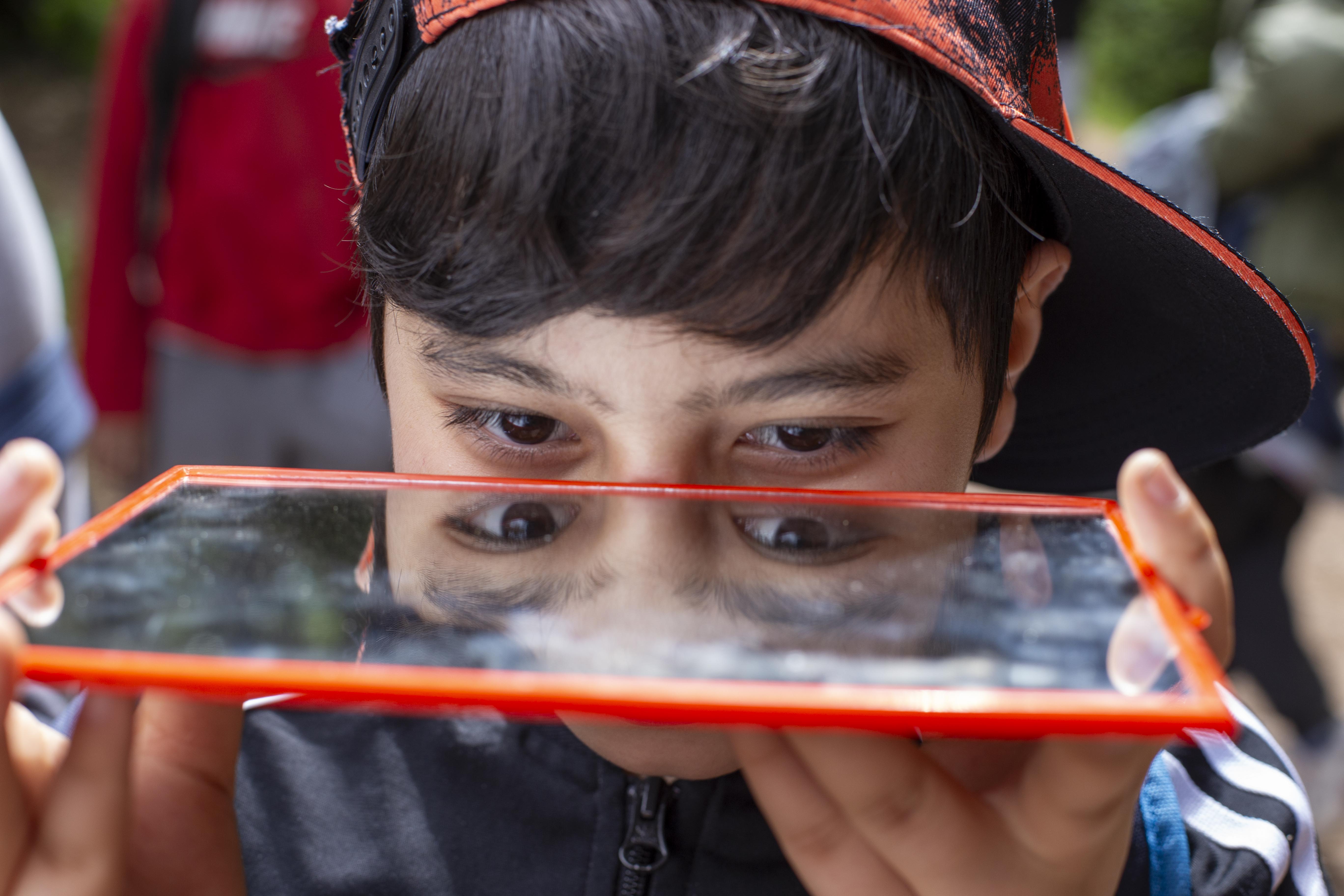 A man organizes various donations